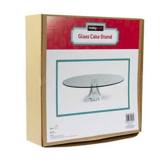 Glass Cake Stand 32cm image number 2