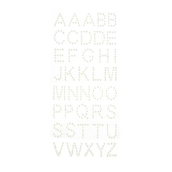 Pearl Alphabet Stickers