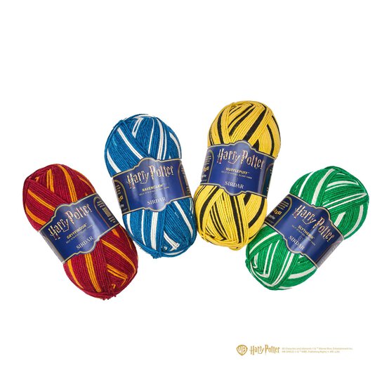 Sirdar Harry Potter Hufflepuff Self-Striping Scarf Yarn 300g image number 5
