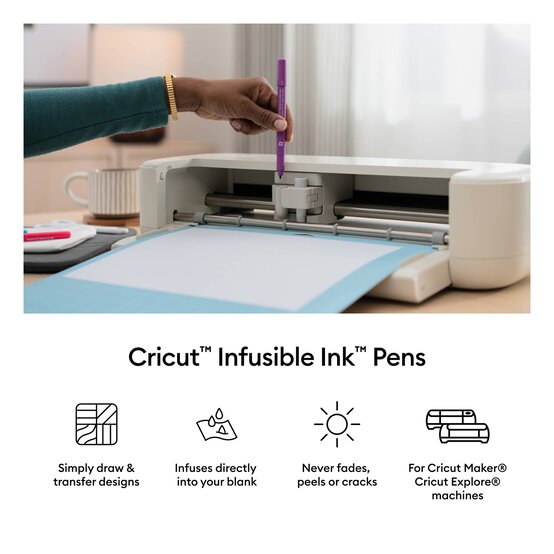 Cricut Black Fine Point Infusible Ink Pens 3 Pack image number 3
