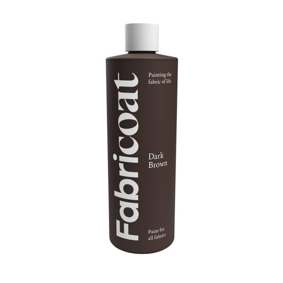 Fabricoat Dark Brown Fabric Paint 500ml image number 1