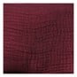 Burgundy Double Gauze Fabric by the Metre image number 1