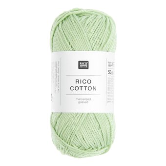 Rico Essentials Light Green Cotton 4ply 50g