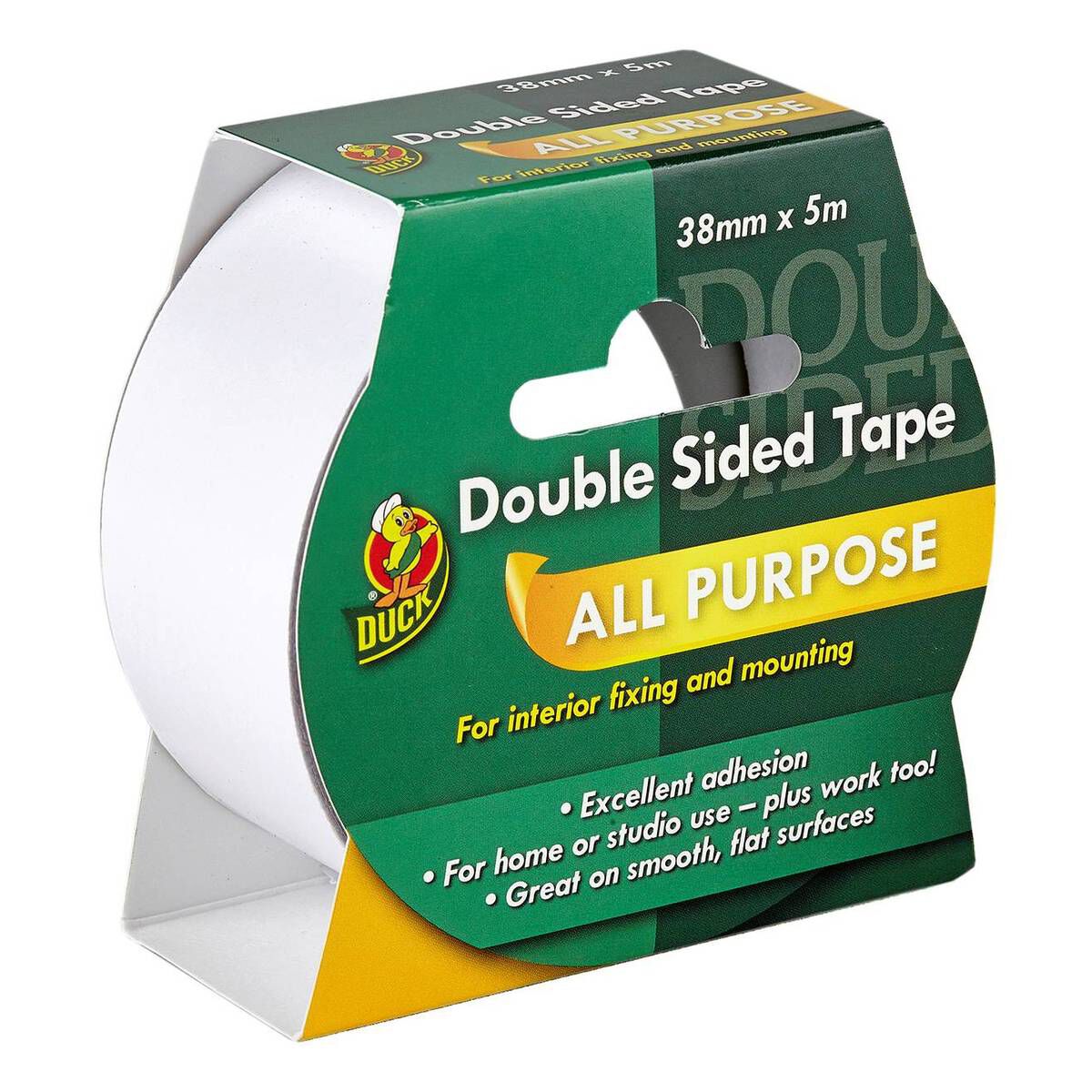 Duck Double Sided Interior Tape 38mm x 5m Hobbycraft