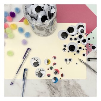 Black and White Googly Eyes Jar 1000 Pack 