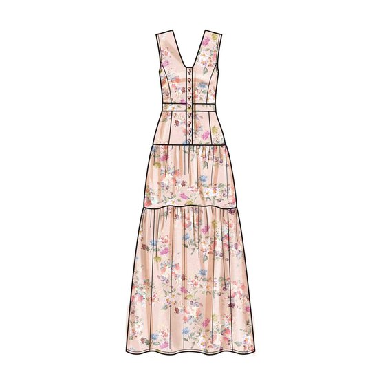New Look Women's Dress Sewing Pattern 6718 (8-20) image number 3