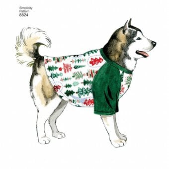 Simplicity Dog Coats Sewing Pattern 8824 (S-L) image number 4
