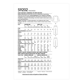 Simplicity Adult Sleepwear Sewing Pattern S9202 (S-XL)