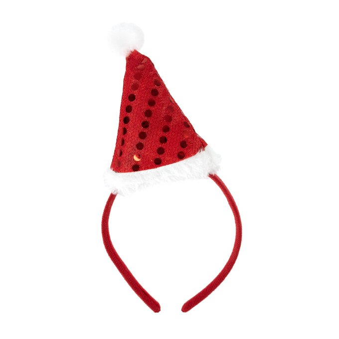 Red Santa Hat Headband | Hobbycraft