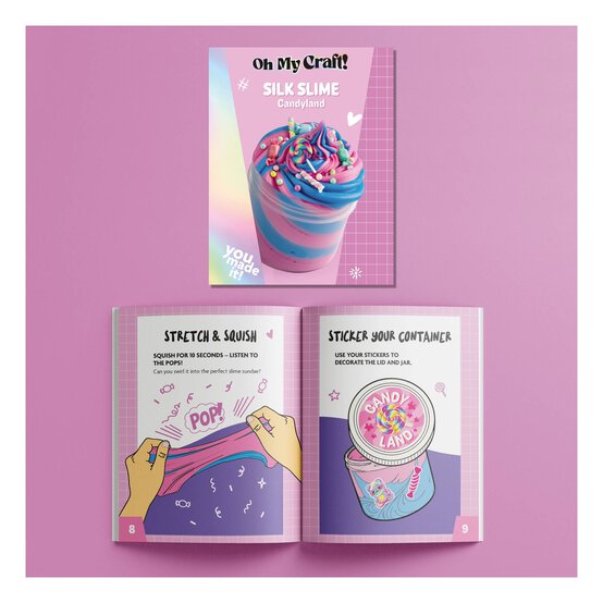 Oh My Craft! Candyland Silk Slime Kit image number 3