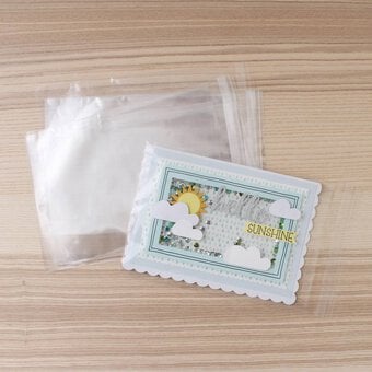 Clear Cello Bags 5 x 7 Inches 50 Pack image number 3