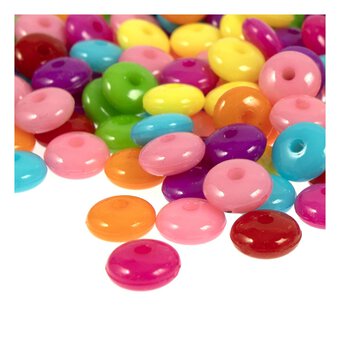 Opaque Rainbow Beads 50g