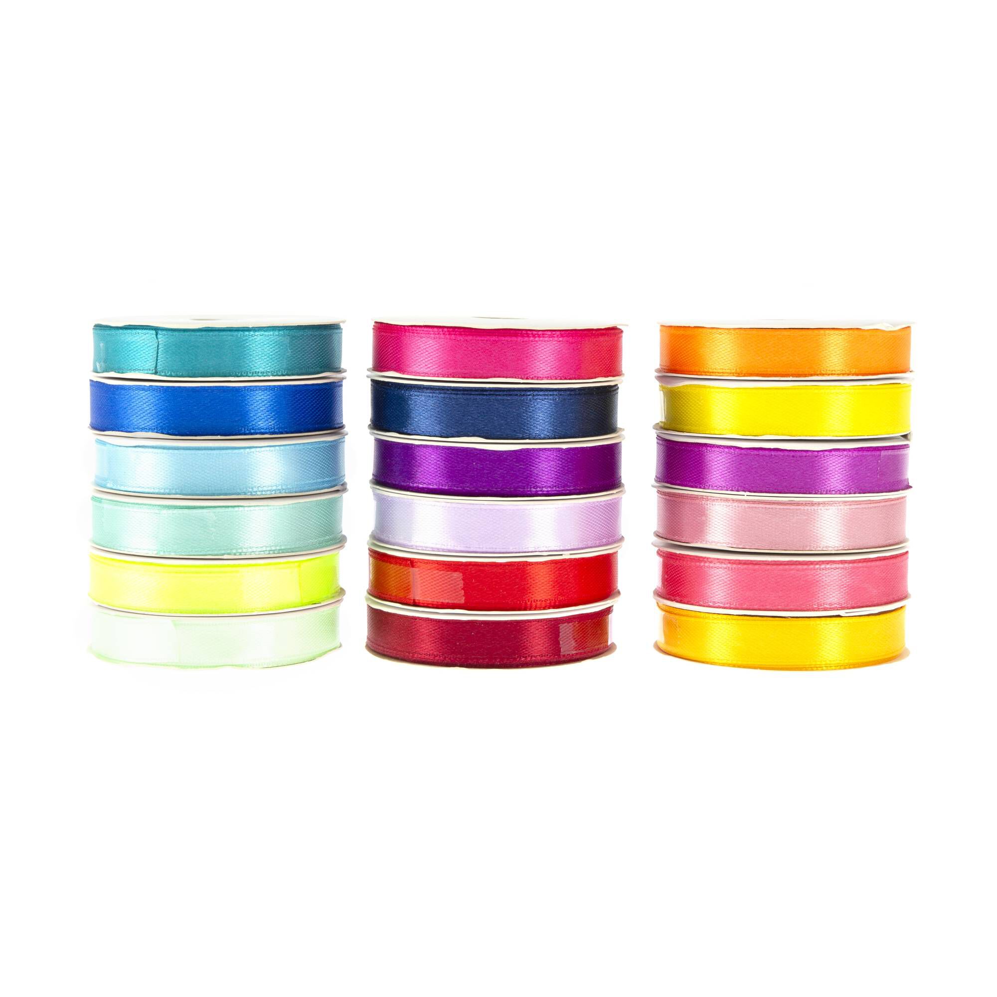Bright Mixed Ribbons 2m 18 Pack Hobbycraft