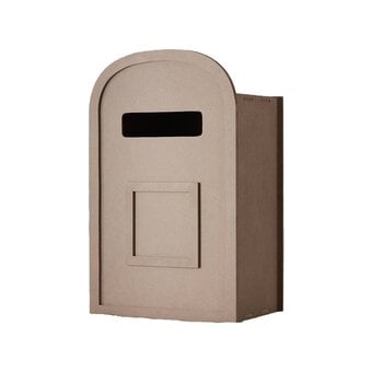 Wooden Post Box 48cm 