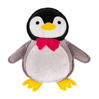 Make Your Own Penguin Felt Pillow Kit  image number 2