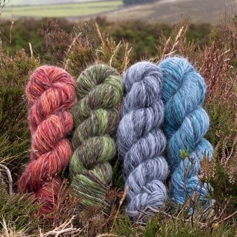 West Yorkshire Spinners The Croft Fired Earth Wild Shetland 100g image number 3