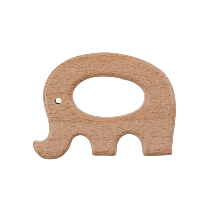 Trimits Wooden Elephant Craft Ring 6cm image number 1