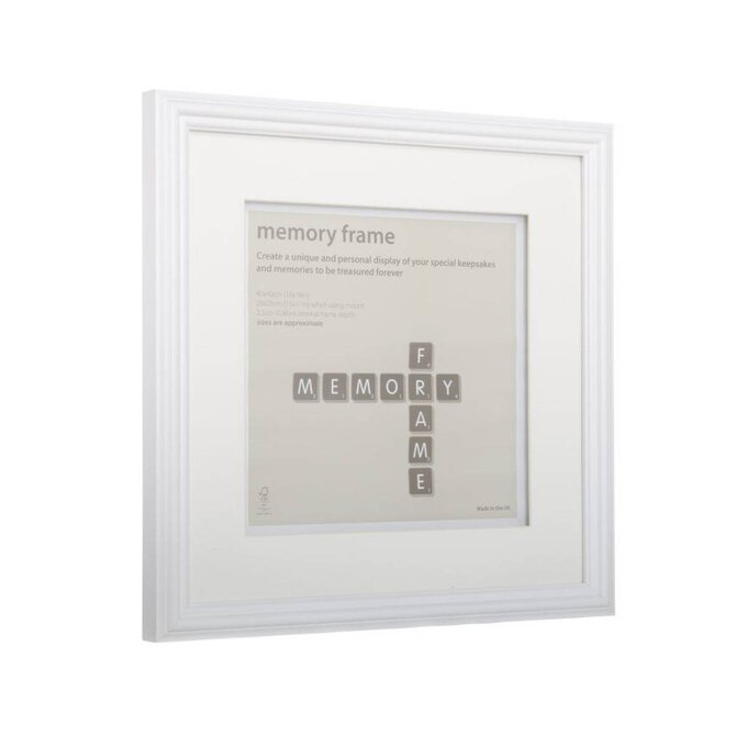 White Memory Frame 40cm x 40cm image number 1