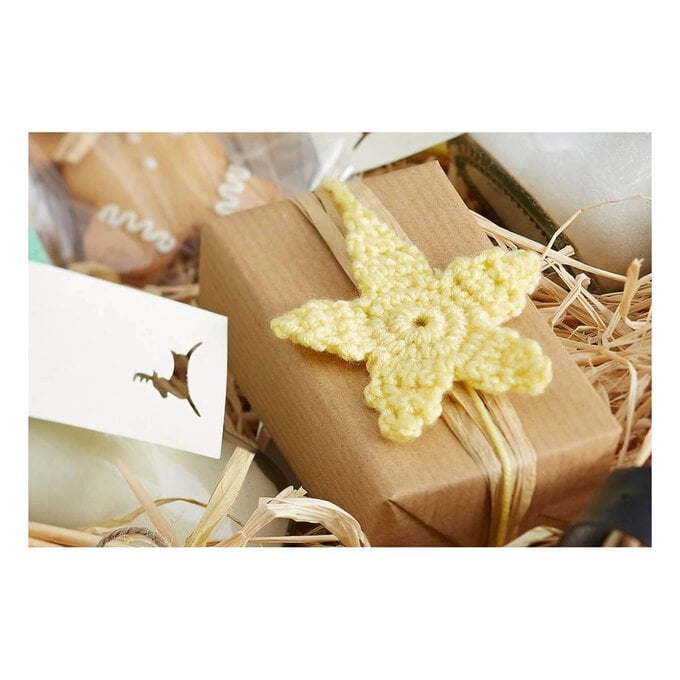 FREE PATTERN Crochet a Star Gift Tag Pattern image number 1