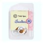 Hemline White Novelty Bee Button 5 Pack image number 2