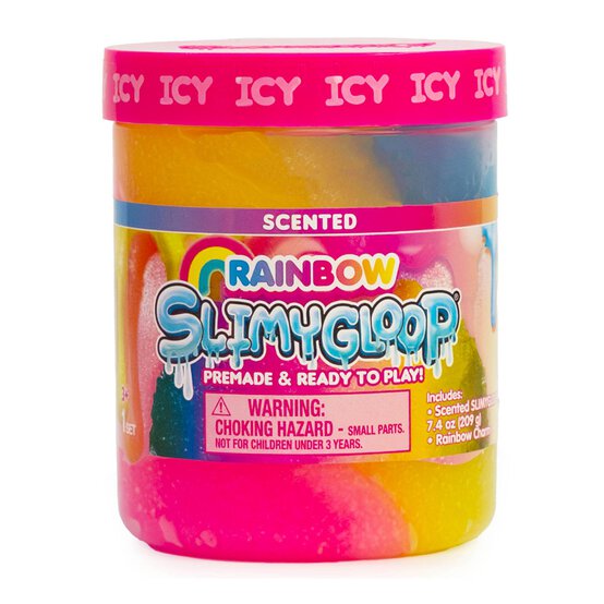 SlimyGloop Rainbow Snow Cone Slime image number 1