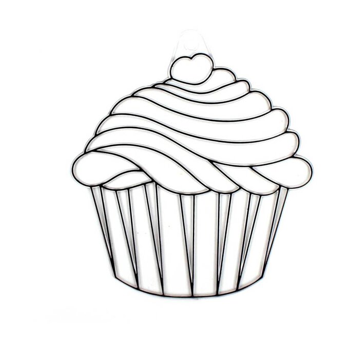 Cupcake Plastic Suncatcher image number 1