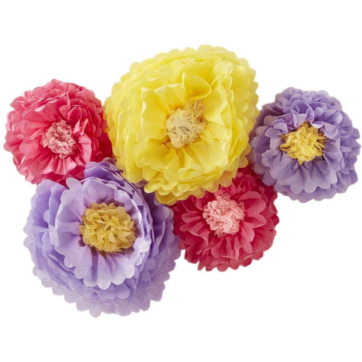 Very Large Assorted Pom Poms for DIY Creative Crafts Decorations 50Pack 2.5 Inch Assorted Colors 