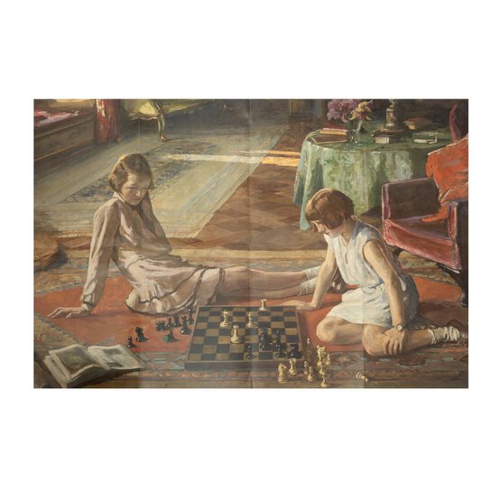 Tate The Chess Players Jigsaw Puzzle 1000 Pieces image number 5