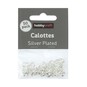 Silver Plated Calottes 7mm 50 Pack  image number 2