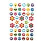 Mixed Smiley Puffy Stickers image number 1