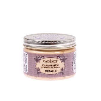 Cadence Metallic Champagne Relief Paste 150ml