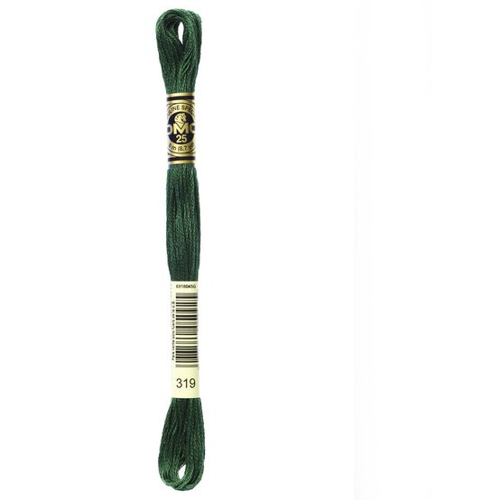 DMC Green Mouline Special 25 Cotton Thread 8m (319) image number 3