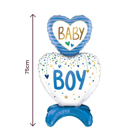 Standing Baby Boy Balloon 75cm image number 2