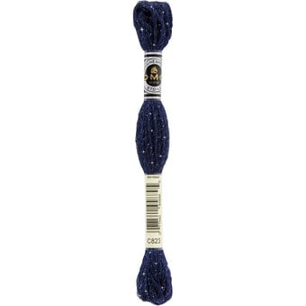 DMC Dark Blue Mouline Etoile Cotton Thread 8m (C823) image number 3