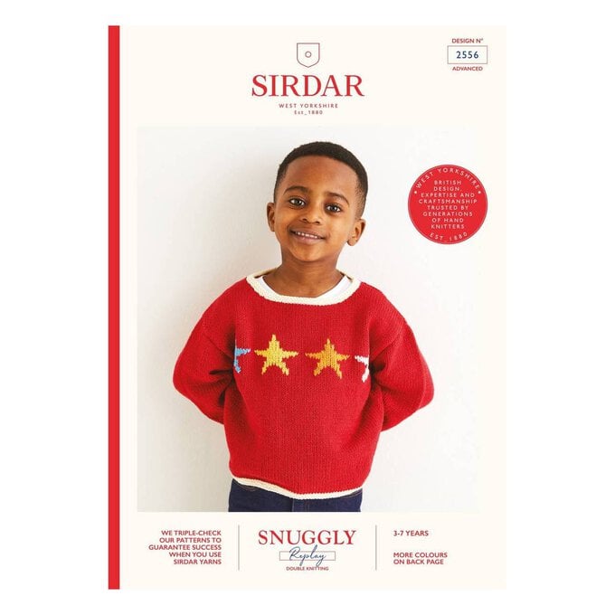 Sirdar Snuggly Replay Star Jumper Pattern 2556 image number 1