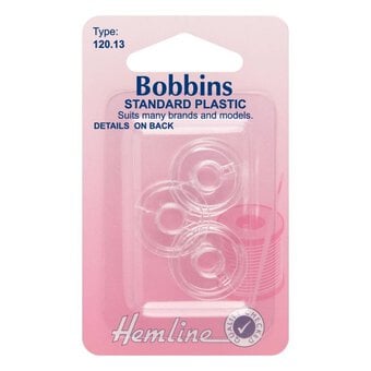 Hemline Standard Plastic Bobbins Type 120.13
