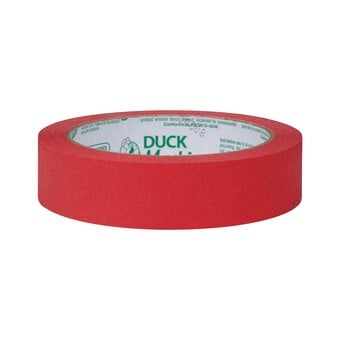 Duck Tape Red Masking Tape 24mm x 27.4m image number 2
