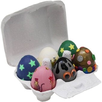Decorate Your Own Ceramic Eggs 6 Pack image number 3