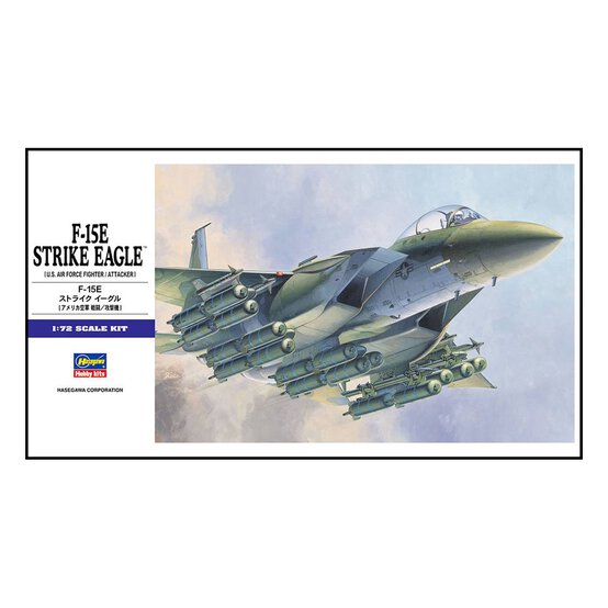 Hasegawa F-15E Strike Eagle Model Kit 1:72 image number 1