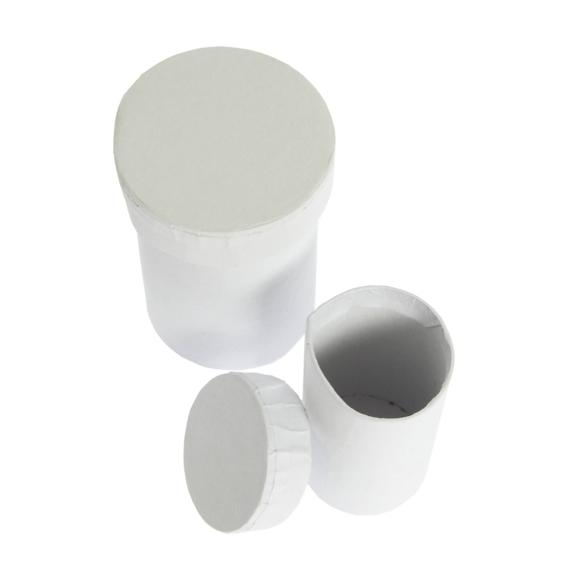 White Round Nesting Boxes 2 Pack Hobbycraft