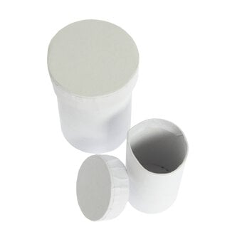 White Round Nesting Boxes 2 Pack image number 2