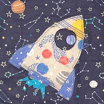 How to Sew a Space Themed Wall Hanging