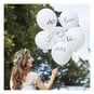 Ginger Ray White Wedding Balloon Bundle 6 Pack image number 2