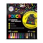 Uni-ball Posca Standard PC-5M Marker Pens and Pouch 12 Pack image number 1