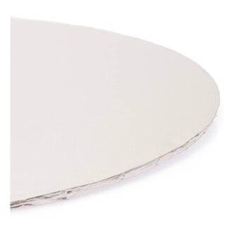 Silver Round Double Thick Card Cake Board 14 Inches