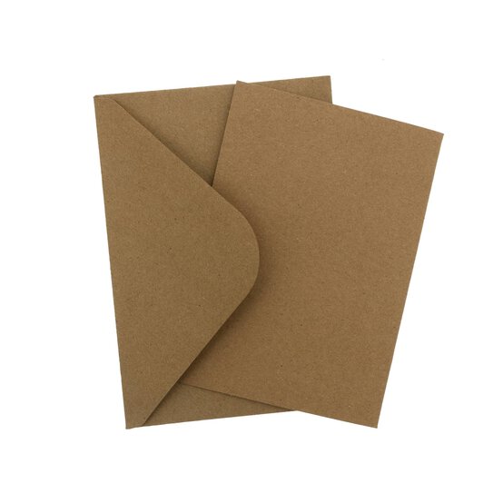 Kraft Cards A6 10 Pack image number 1
