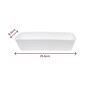 White Long Storage Organisers 26cm x 8cm 3 Pack  image number 3