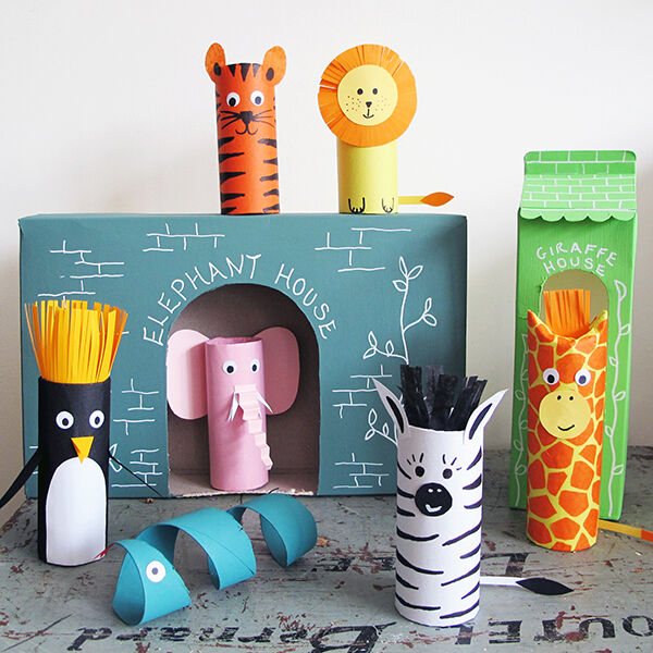 How to Make Cardboard Zoo Rolls Hobbycraft