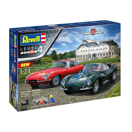 Revell Jaguar 100th Anniversary Model Set 1:24 image number 1