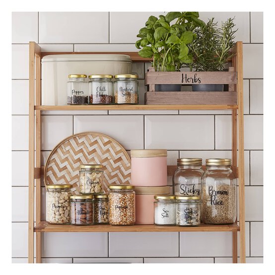 Clear Round Glass Jars 200ml 12 Pack image number 2